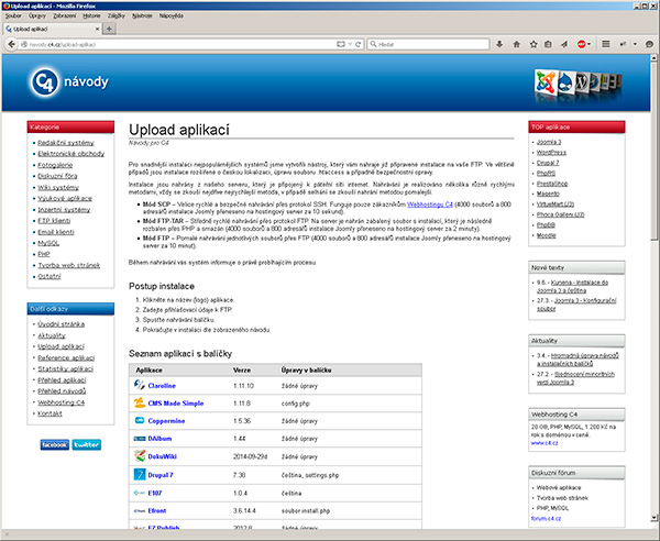 Uploader CMS systémů